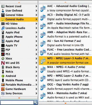 convert mp3 music files to mp4